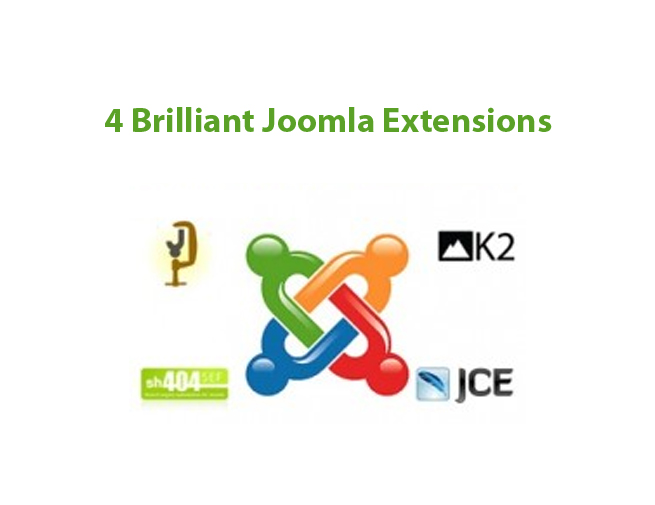 4 Brilliant Joomla Extensions