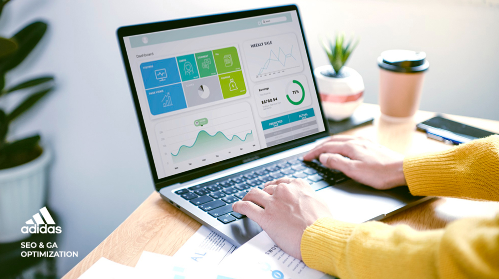 Adidas <span>SEO & GA OPTIMIZATION</span>